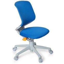 Sedia da scrivania per ragazzi KID MOVE GRIGIO con schienale regolabile, colore blu