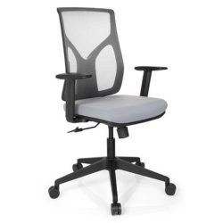 Sedie operative per ufficio - TURIN ergonomica in grigio