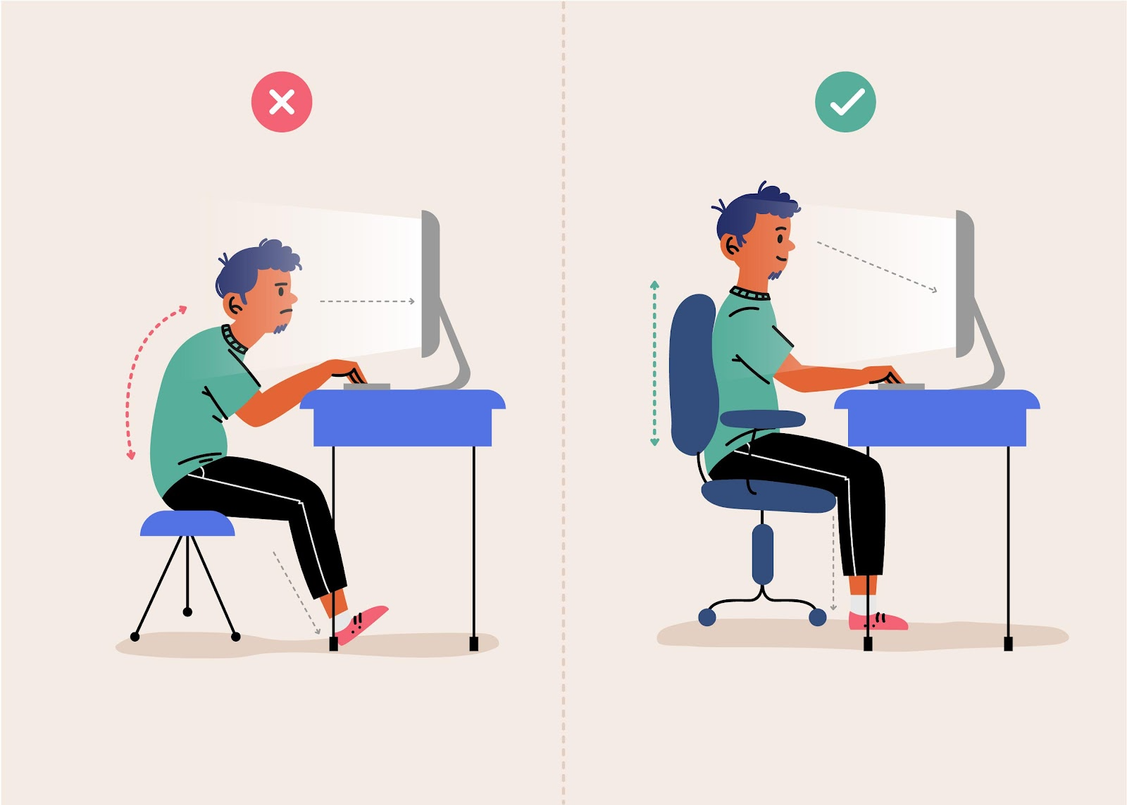 Come regolare una sedia da ufficio