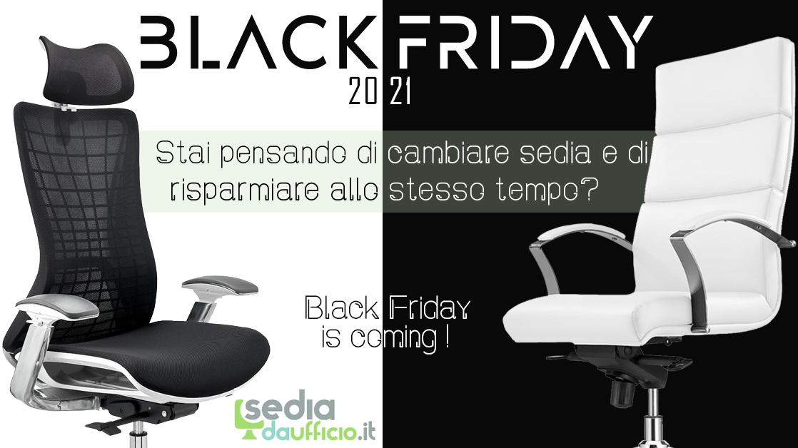 sedia da ufficio black friday