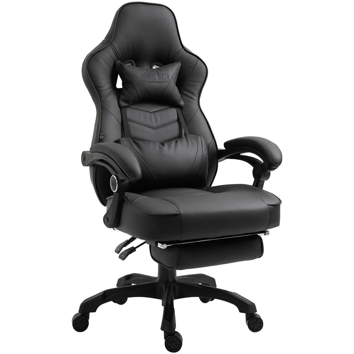 Poltrona Gaming SENNA, Confortevole, Poggiapiedi E Supporto Lombare Pelle Nera E Blu Poltrona Gaming SENNA, Confortevole, Poggiapiedi E Supporto Lombare Pelle Nera E Blu