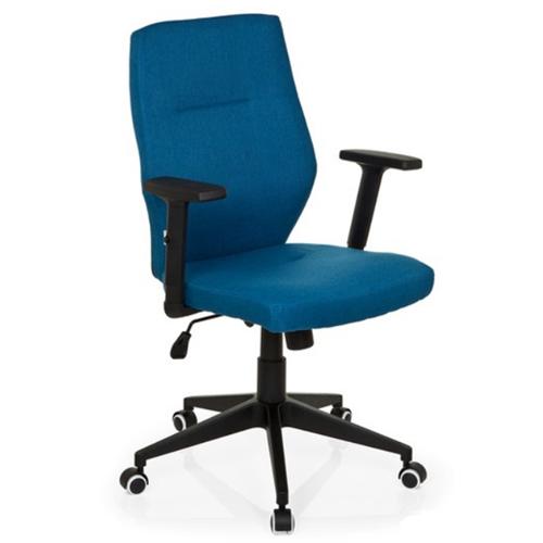 DEMO# Sedia da ufficio SINTRA, Meccanismo sincronizzato, Elegante e versatile, in Tessuto colore Blu