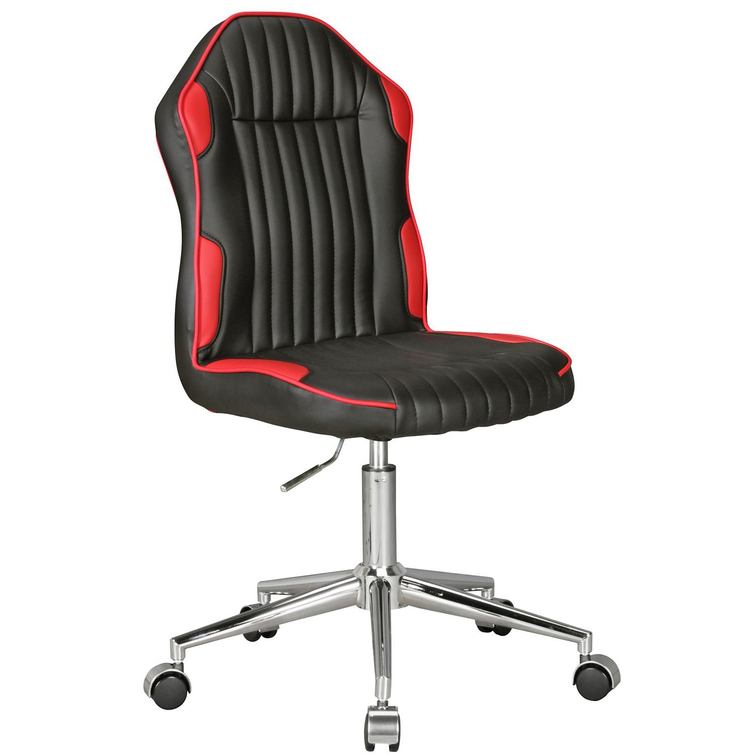 FurnitureR Set Di 2 Sedie Ergonomiche Per Bambini E Ragazzi - Girevoli, Altezza Regolabile 75-85 Cm, Con Schienale Imbottito E Base Stabile