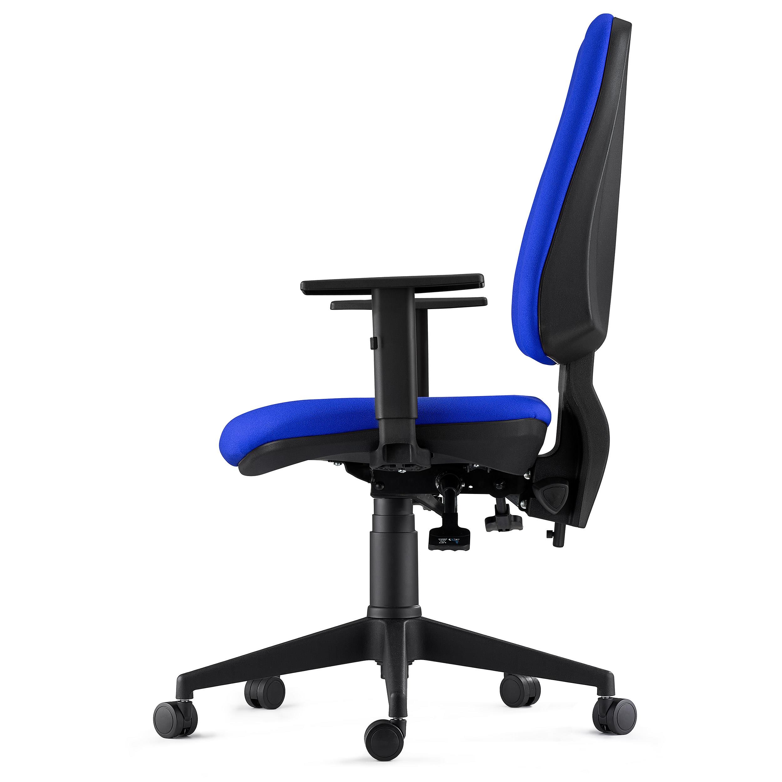 HON Ignition 2.0 Sedia Ufficio Ergonomica In Rete - Reclinabile, Braccioli Regolabili, Supporto Lombare, Girevole, Blù, Capacità 136 Kg