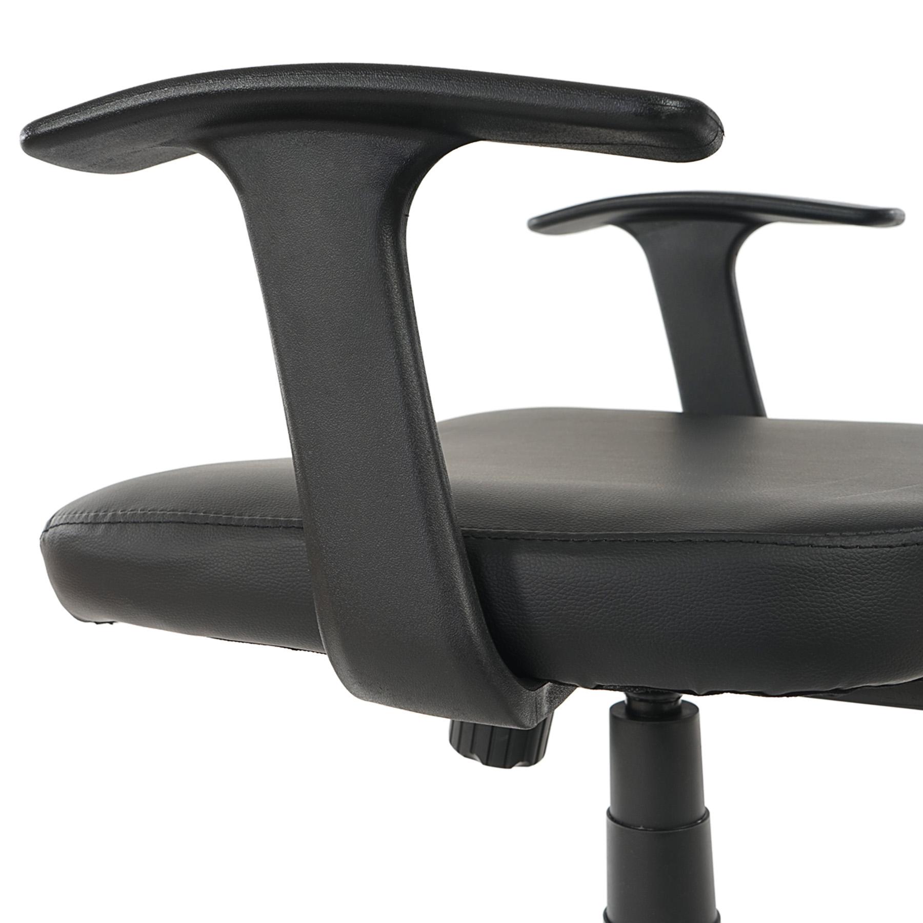 Sedia XXL per ufficio modello TENOYA BASE con braccioli, con sedile  ergonomico imbottito, schienale in rete, colore nero 