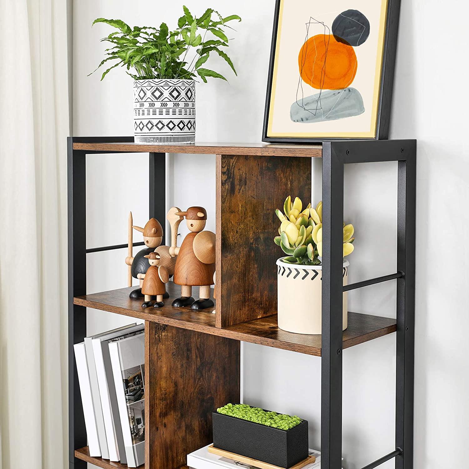 Libreria stile Industrial VALERY, Elegante e Pratica, 154x74cm