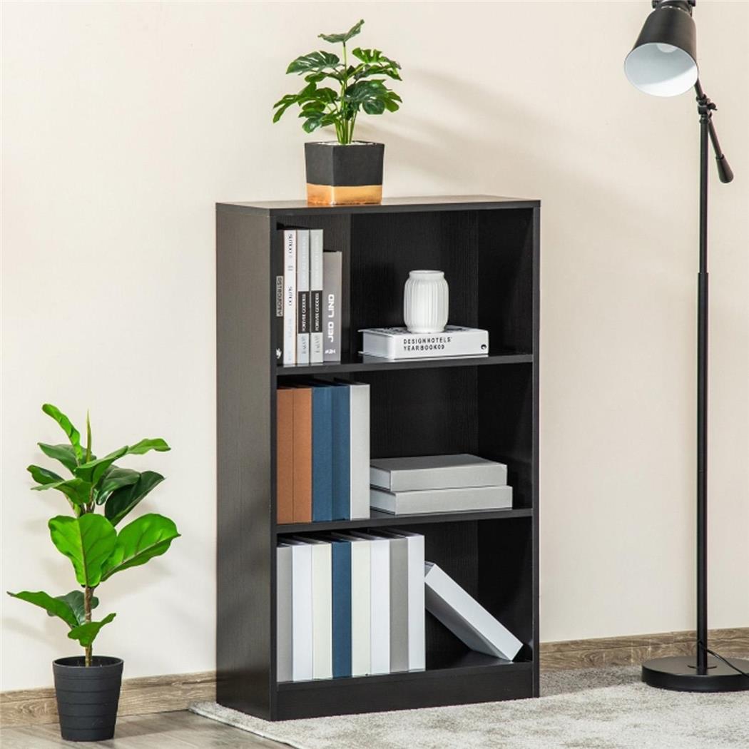 Libreria TOPYN, Design Moderno, 62,2x24x102,4 cm, In Nero