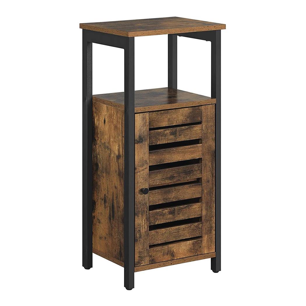 Mobiletto LAGUNA, Anta e Due Piani d'Appoggio, 37x30x81 cm, in Legno Faggio