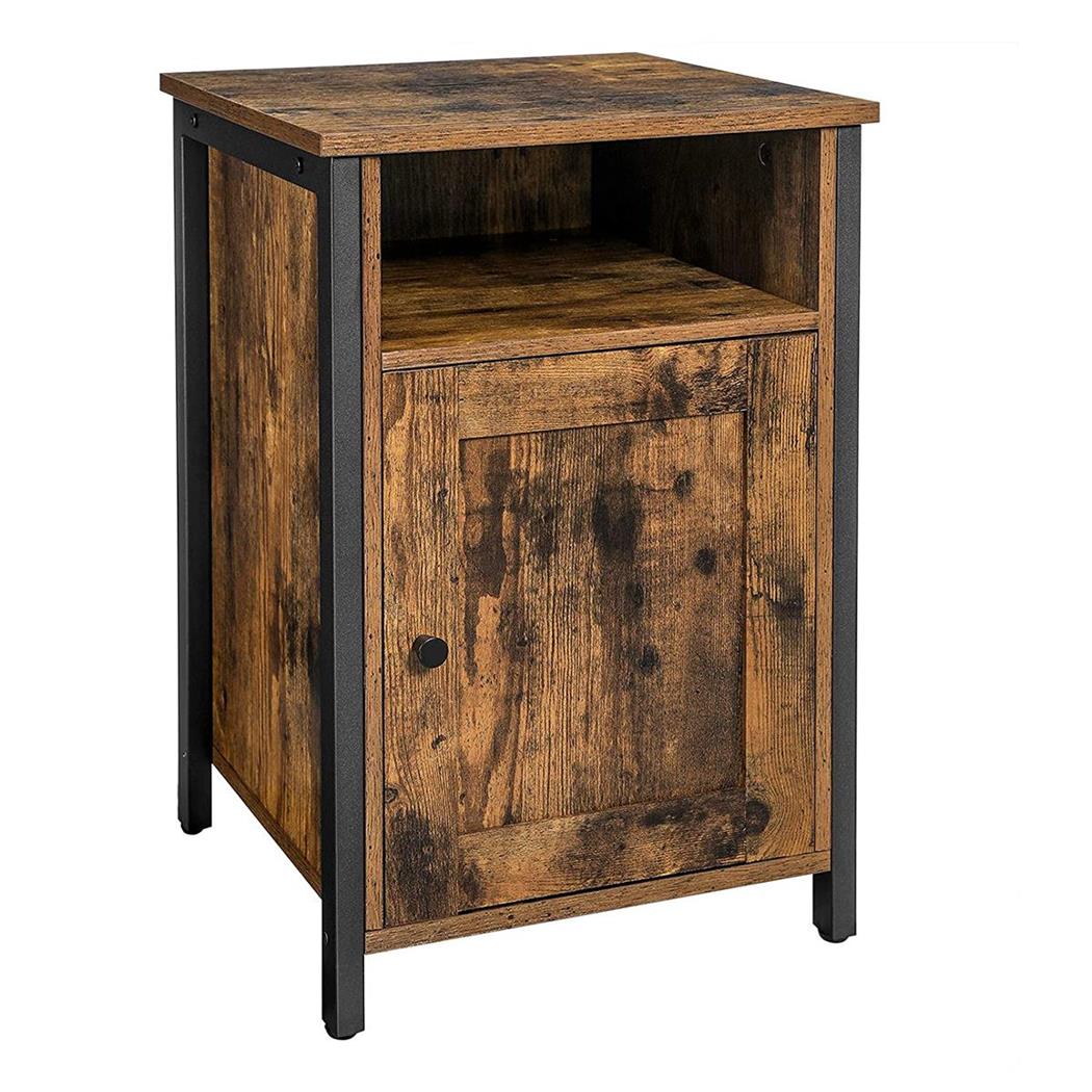 Mobiletto BILLY, Ripiano Aperto e Scomparto con Anta, 40x40x60 cm, in Legno Faggio