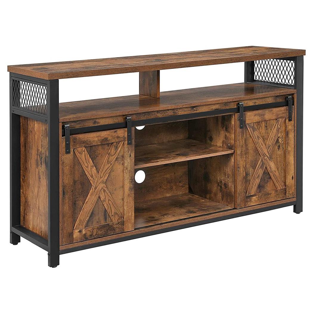 Mobiletto TYLER, Ante Scorrevoli, 135x40x76cm, in Legno colore Faggio