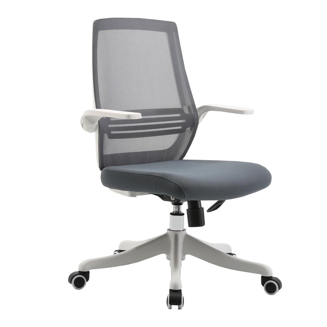 Sedia Ergonomica NEKKAR, Braccioli Abbattibili, Moderna e Funzionale, in Grigio