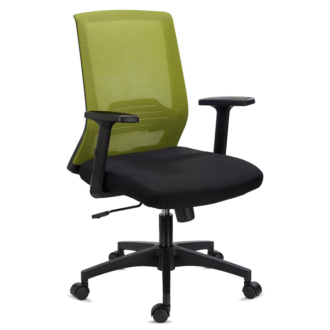 Sedia da Ufficio ACTIVE, Supporto Lombare, Braccioli Regolabili, Verde