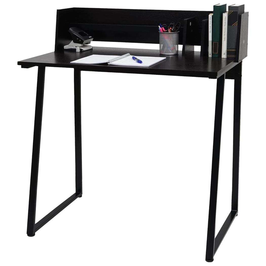 Scrivania per PC OASI, 82x51x94 cm, in Metallo e Legno colore Nero