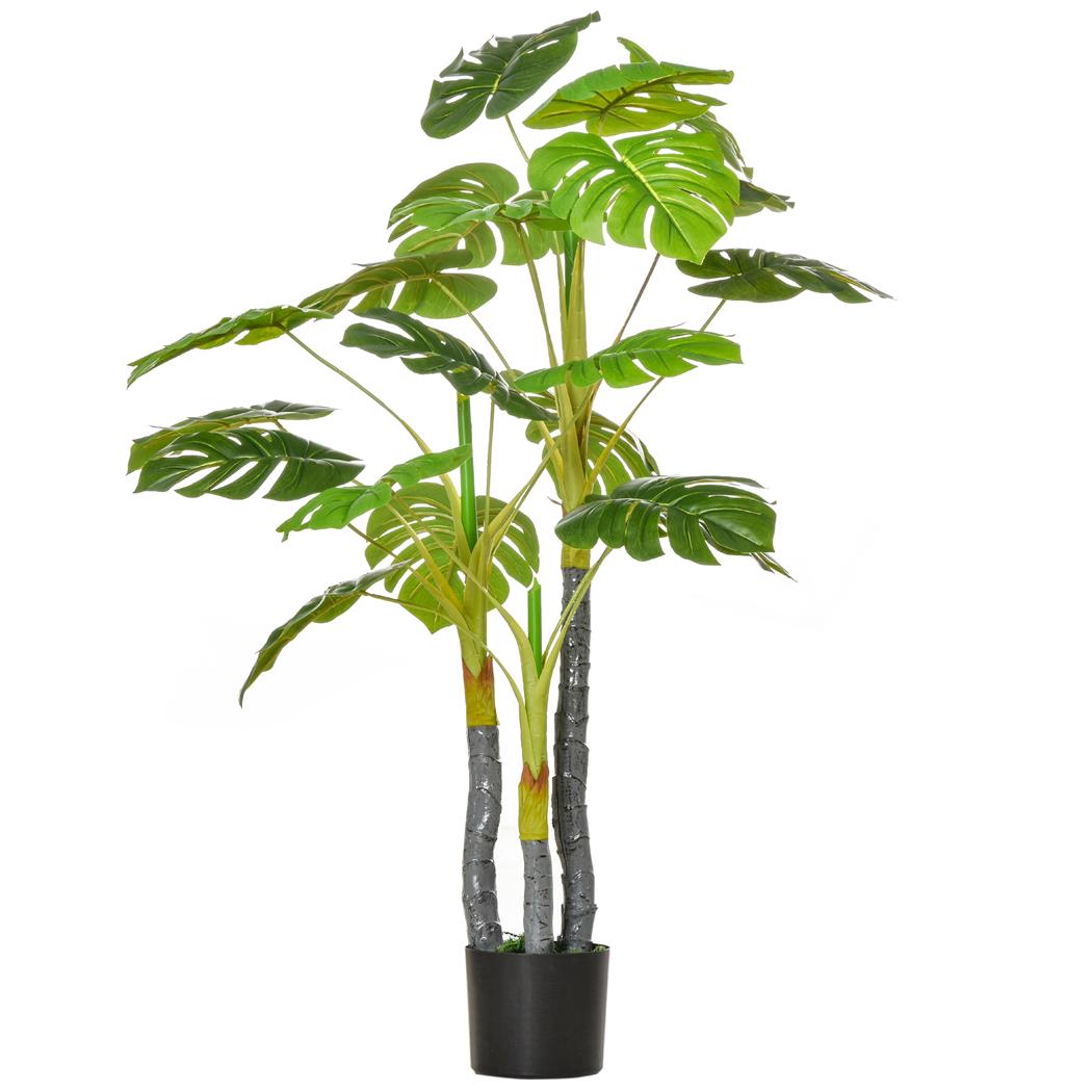 Pianta per Ufficio LUMA, Monstera alta 120cm, per Interno ed Esterno, Verde