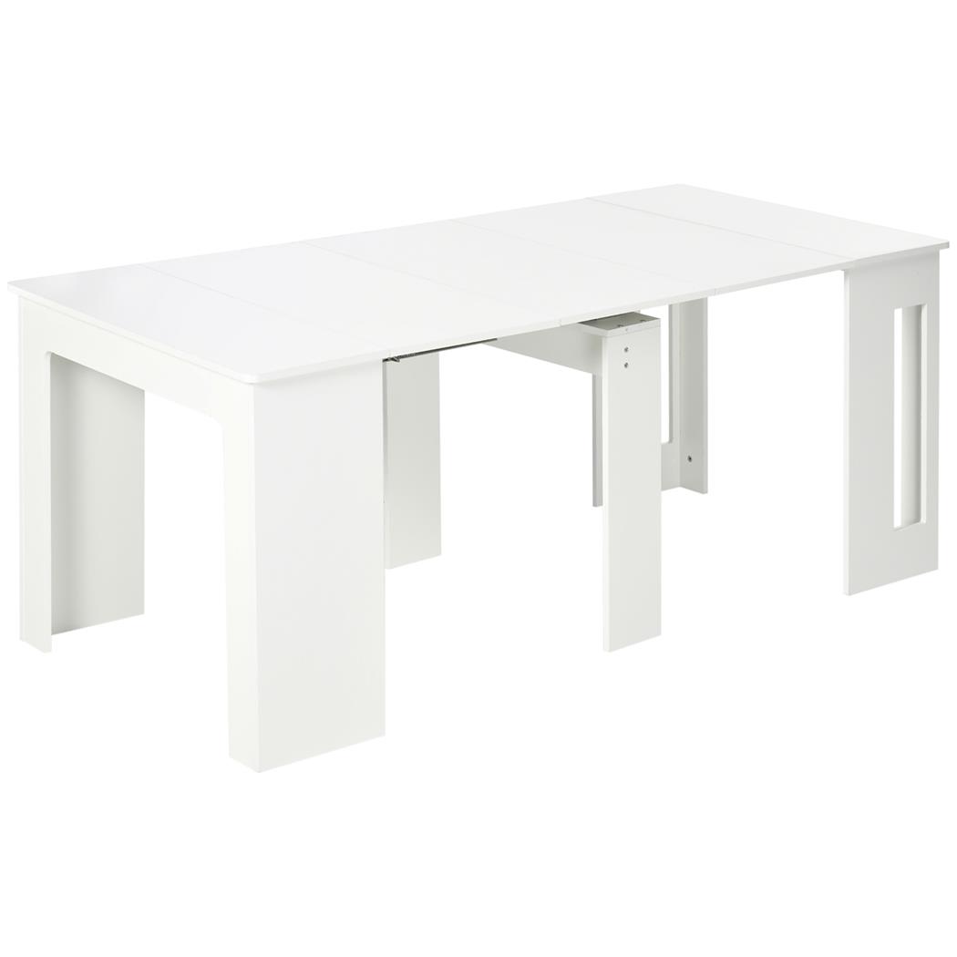 Tavolo per Sala Riunioni ASMARA, Estensibile 60-180 cm, colore Bianco