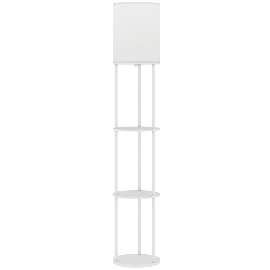 Lampada per Ufficio ORBE, con Ripiani e Telecomando, Bianco