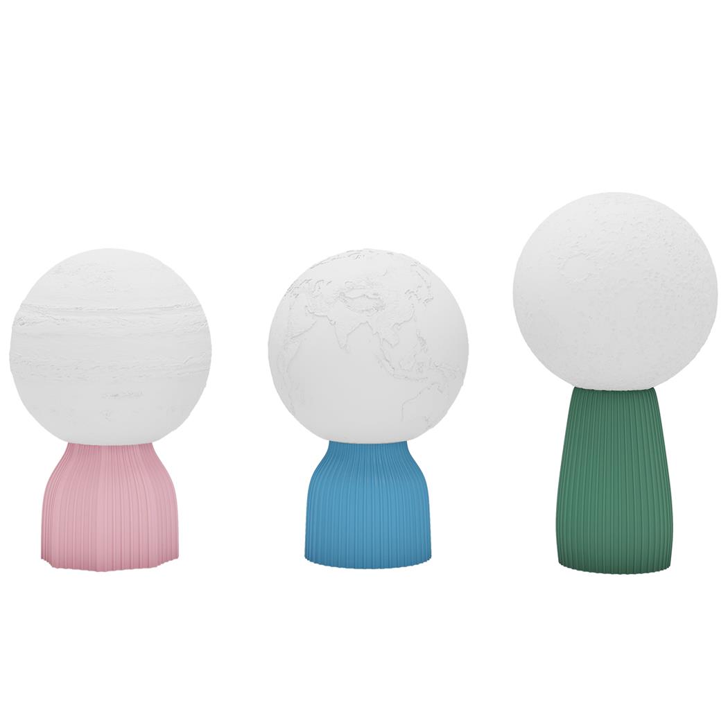 Set di 3 Lampade per Ufficio CIELO, Luminosità e Temperatura Colore Regolabili