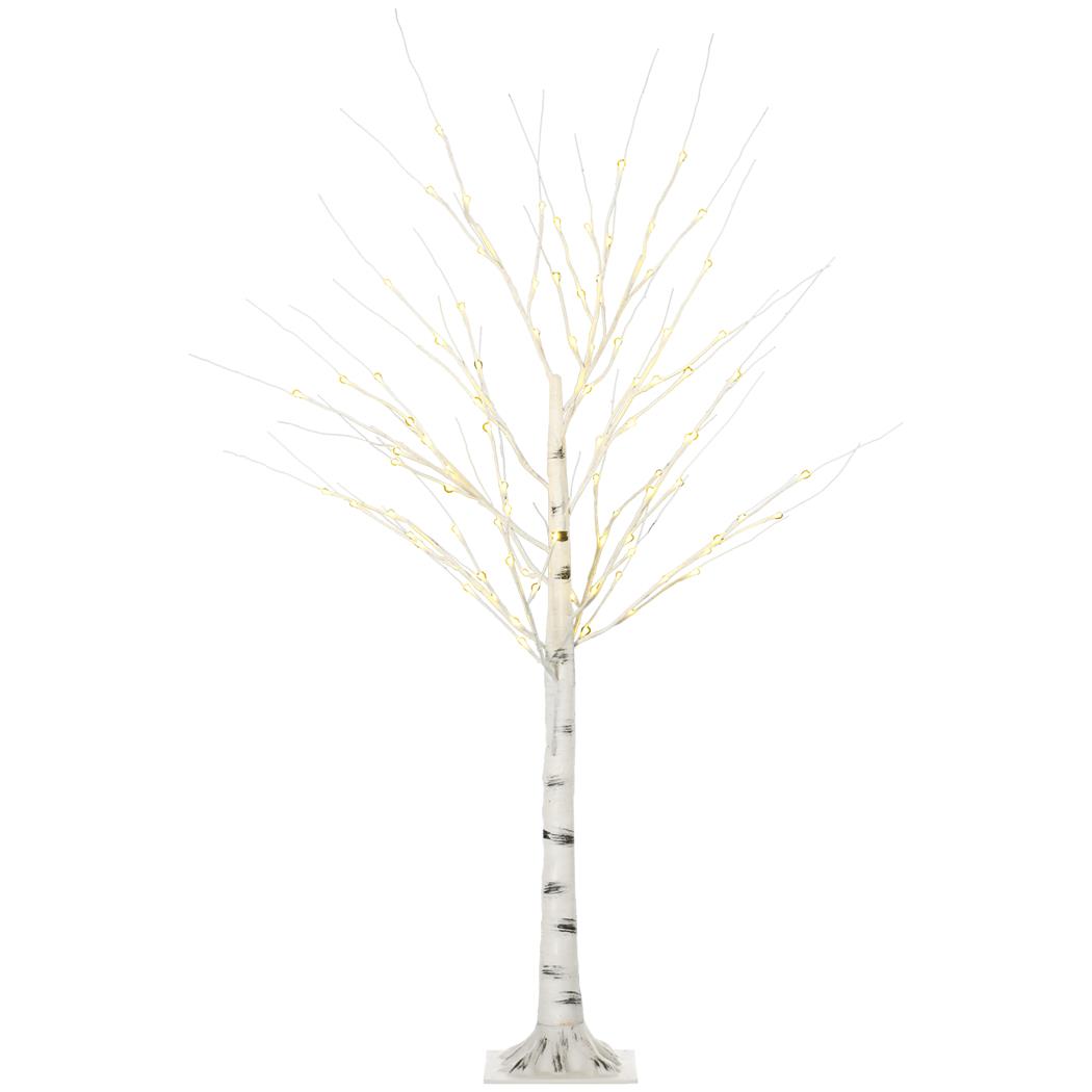 Lampada per Ufficio ALBA, Design ad Albero con 12 Rami per Interni ed Esterni, Bianco