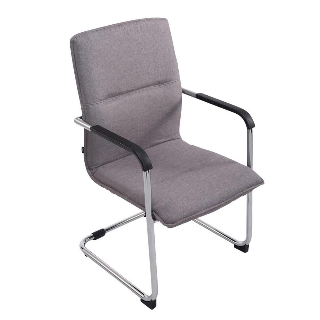 Poltroncina per Attesa GOLIAT TESSUTO, Struttura in metallo, Imbottita, Elegante, in Grigio