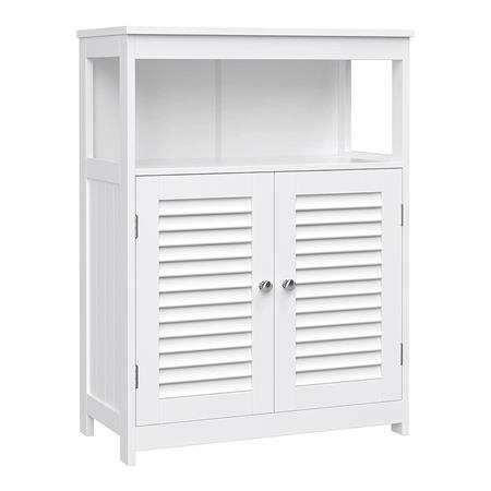 Mobiletto GROVER, Elegante, 60x30x80cm, in Legno colore Bianco