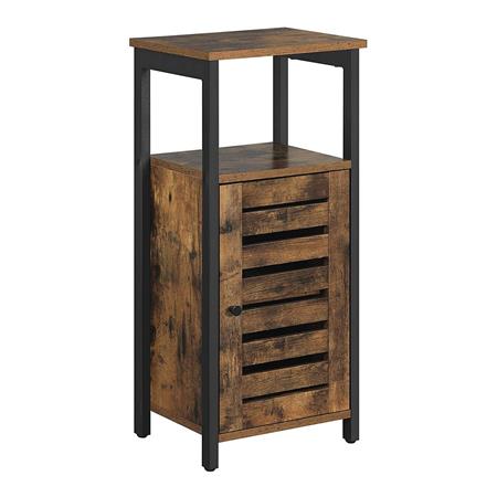 Mobiletto LAGUNA, Anta e Due Piani d'Appoggio, 37x30x81 cm, in Legno Faggio