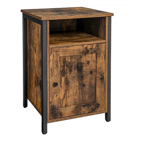 Mobiletto BILLY, Ripiano Aperto e Scomparto con Anta, 40x40x60 cm, in Legno Faggio