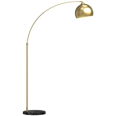 Lampada per Ufficio PROLUME, Stile Vintage, Base in Marmo, Colore Oro