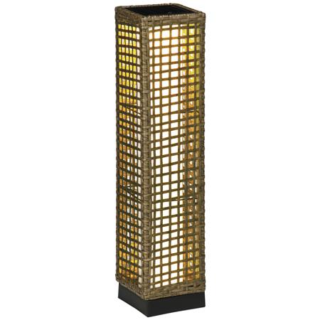 Lampada Solare per Ufficio NEXO, Con Pannello di Ricarica, Altezza 69cm, colore Marrone
