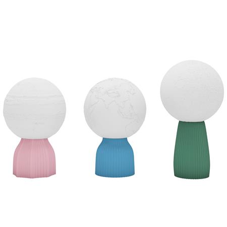 Set di 3 Lampade per Ufficio CIELO, Luminosità e Temperatura Colore Regolabili