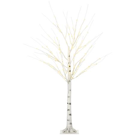 Lampada per Ufficio ALBA, Design ad Albero con 12 Rami per Interni ed Esterni, Bianco