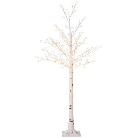 Lampada per Ufficio BOREA, Design ad Albero con 10 Rami per Interni ed Esterni, Bianco