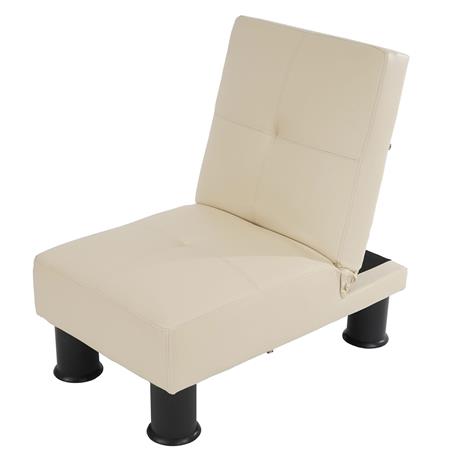 Modulo singolo CARLO, Versatile e Comodo, in Pelle, colore Crema