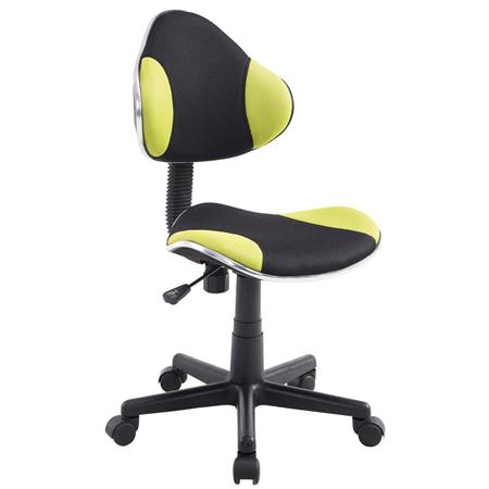 Sedia per Scrivania Ragazzi BASTER, Alta Qualità, Imbottitura comoda e Tessuto traspirante, colore Verde