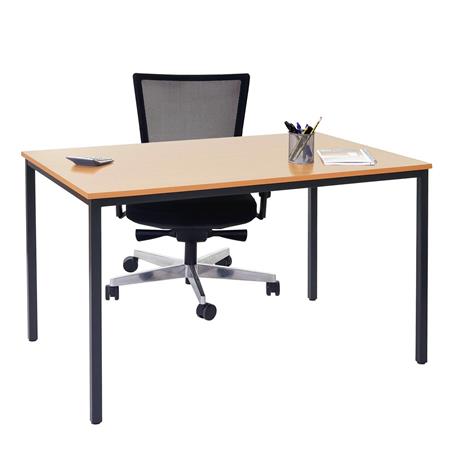 Tavolo per ufficio DEMI, 120x80x74,5cm, in Legno e Metallo