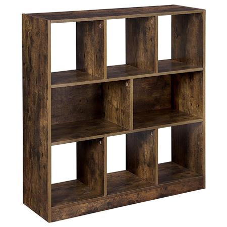 Libreria ATHENAS, Design Moderno, 97,5x30x100 cm, In Legno Faggio